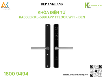 Khóa điện tử Kassler KL-599I App TTlock - Đen